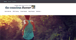 Desktop Screenshot of consciousrunner.com